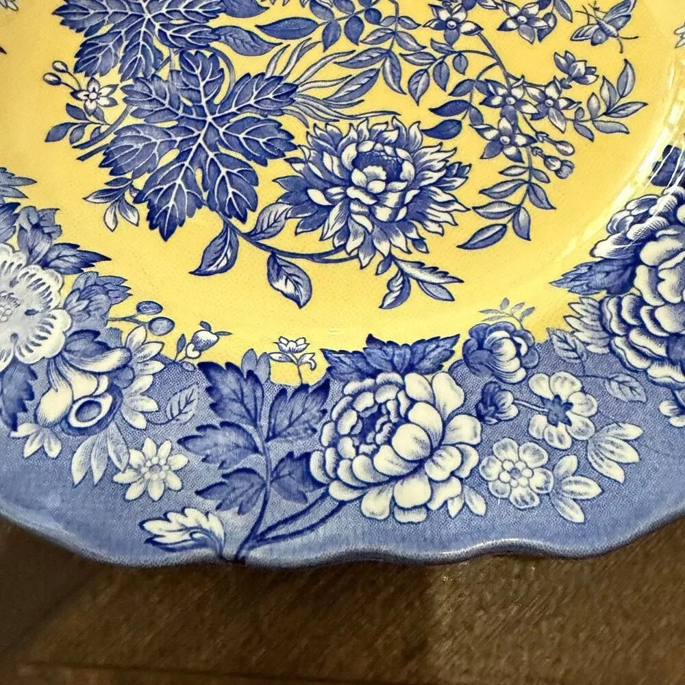 Spode Blue Room Garden Collection Jasmine Buffet Dessert Plate